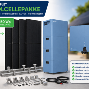 Solplanet 5,2 kWp med nyeste SolPlanet batteri – Komplet og Prisvenlig
